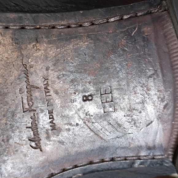 Salvatore Ferragamo Black Leather Slip-On Loafers - Picture 11 of 12